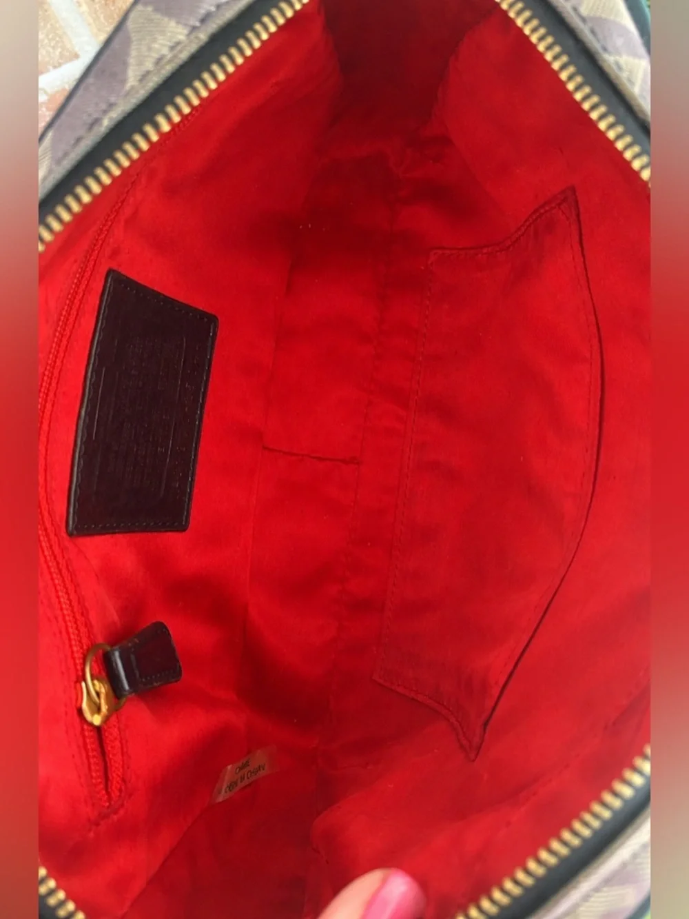 Coach Poppy Signature Quilted Camera Bag Chain Crossbody - Picture 4 of 9